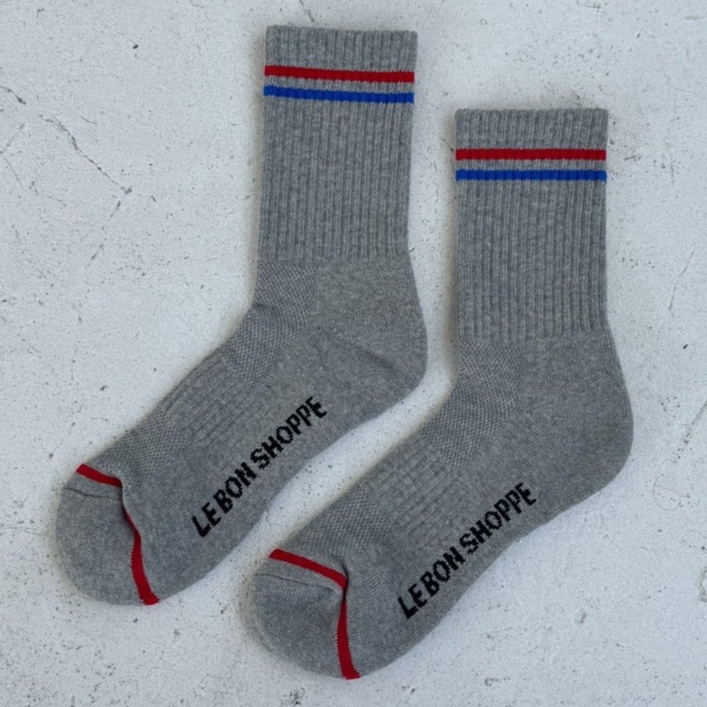 Le Bon Shoppe - Boyfriend Socks | True Grey | NWT